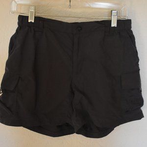 North Face dark gray cargo shorts